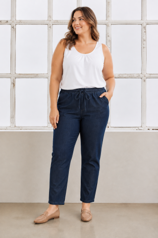 ZHENZI jeans rondom elastiek | 201561RABLM=46-48&nbsp;