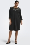 ONLY eco midi jurk 3/4 mouwen | 15381035BLAC/LIMOM=46/48&nbsp;