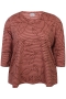 ZHENZI shirt streep met opdruk | 201506BLACM=46-48&nbsp;