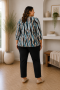 ZHENZI shirt V hals overslag | 2015113888M=46-48&nbsp;