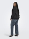 ONLY eco sweater lip opdruk strass | 15381700BLAC/AMOUM=46/48&nbsp;