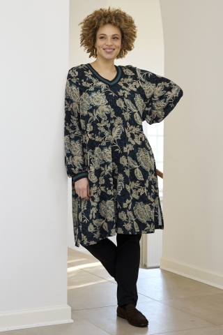 ZHENZI tuniek jurk jersey print | 2015176904M=46-48&nbsp;