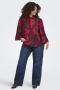 ONLY blouse wijde mouw print | 15384408SCSH/WINE46&nbsp;