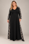 Curviss jurk zijbies wit met kant | 92822blacS=46&nbsp;