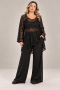 Curviss broek jersey zijbeen kantinz | 41054blacS=46&nbsp;