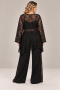 Curviss broek jersey zijbeen kantinz | 41054blacS=46&nbsp;