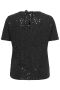 ONLY top 2/4 mouw pailletten | 15385566BLAC/BLSEM=46/48&nbsp;
