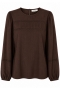 Vanting viscose shirt kant detail | V9904browS=42/44&nbsp;