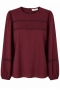 Vanting viscose shirt kant detail | V9904browS=42/44&nbsp;