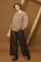 ZHENZI glitter blouse lange mouw | 201585BLACM=46-48&nbsp;