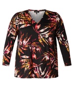 COLLETTA shirt V hals print