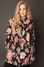 COLLETTA blouse grote print