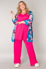 COLLETTA uni roze broek